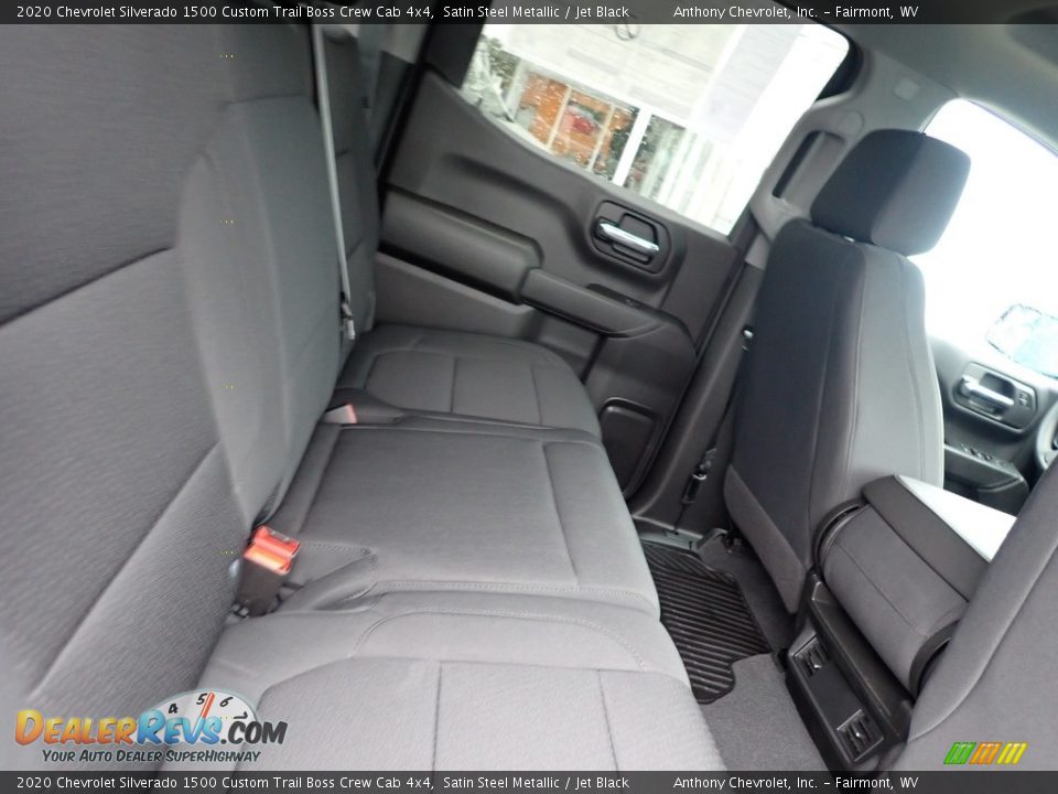 2020 Chevrolet Silverado 1500 Custom Trail Boss Crew Cab 4x4 Satin Steel Metallic / Jet Black Photo #5