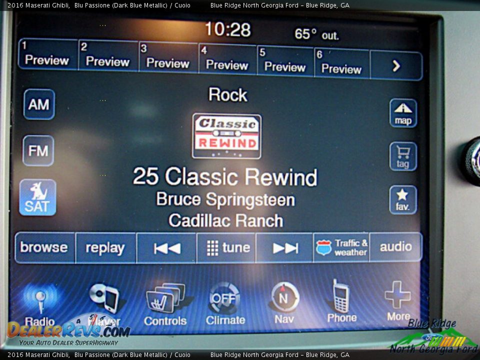 2016 Maserati Ghibli Blu Passione (Dark Blue Metallic) / Cuoio Photo #34