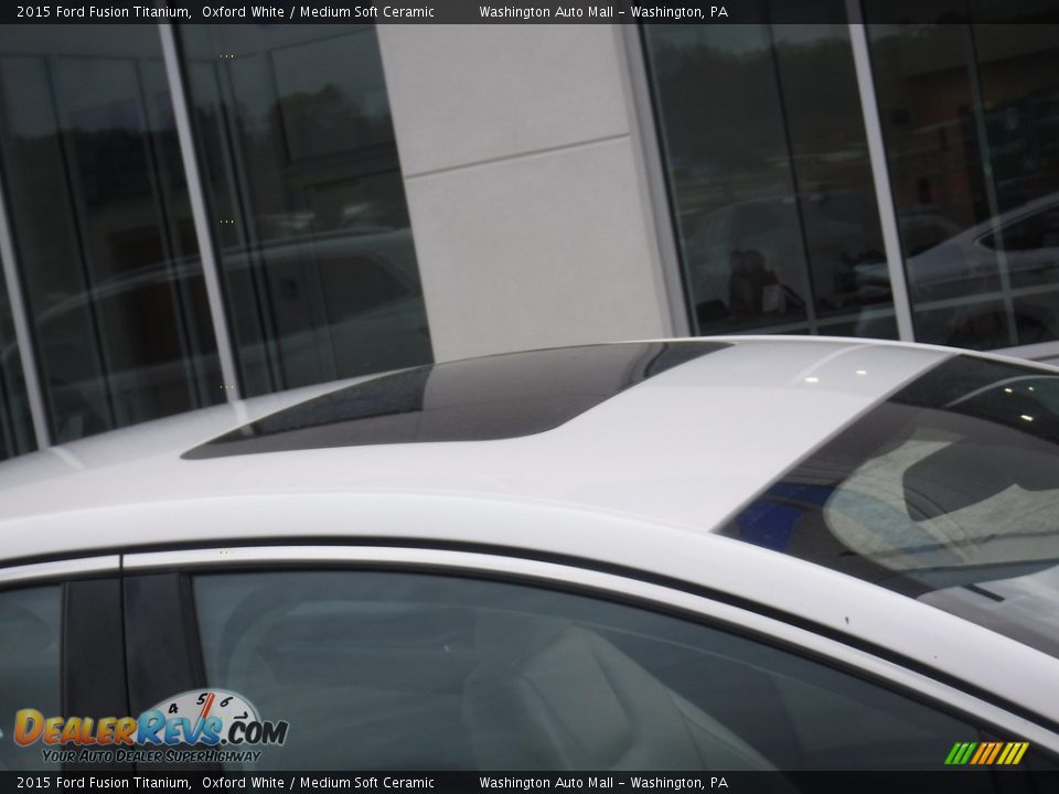 2015 Ford Fusion Titanium Oxford White / Medium Soft Ceramic Photo #3