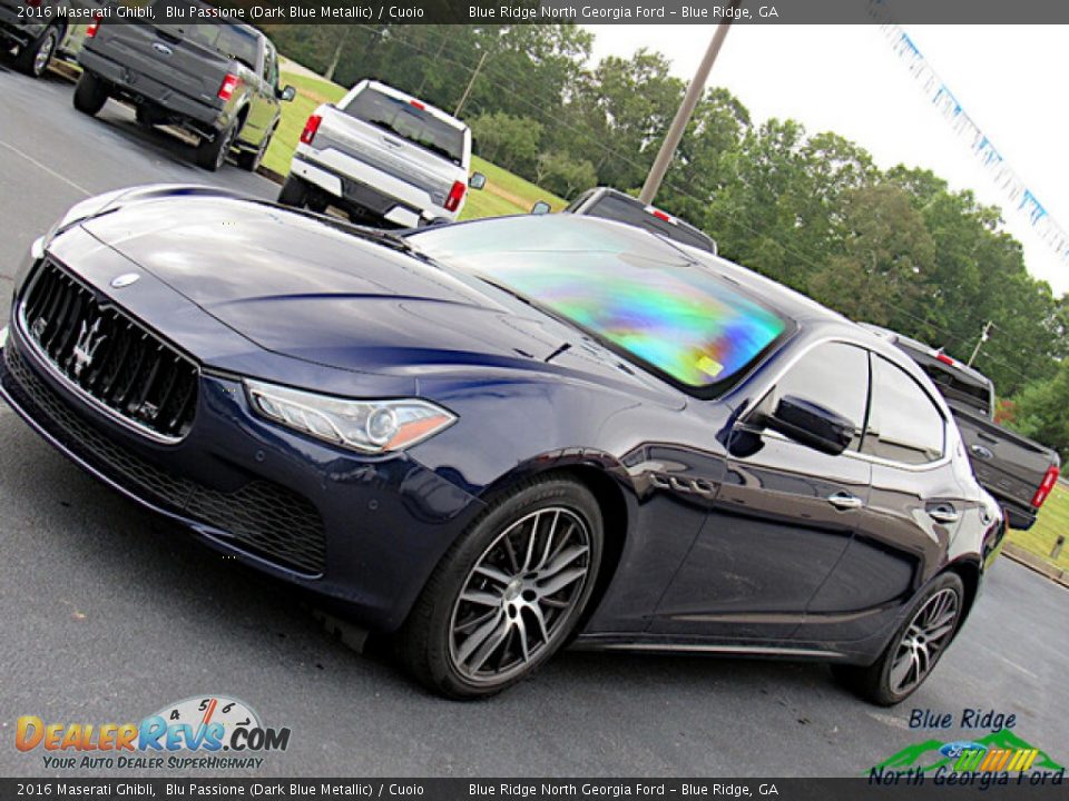 2016 Maserati Ghibli Blu Passione (Dark Blue Metallic) / Cuoio Photo #36