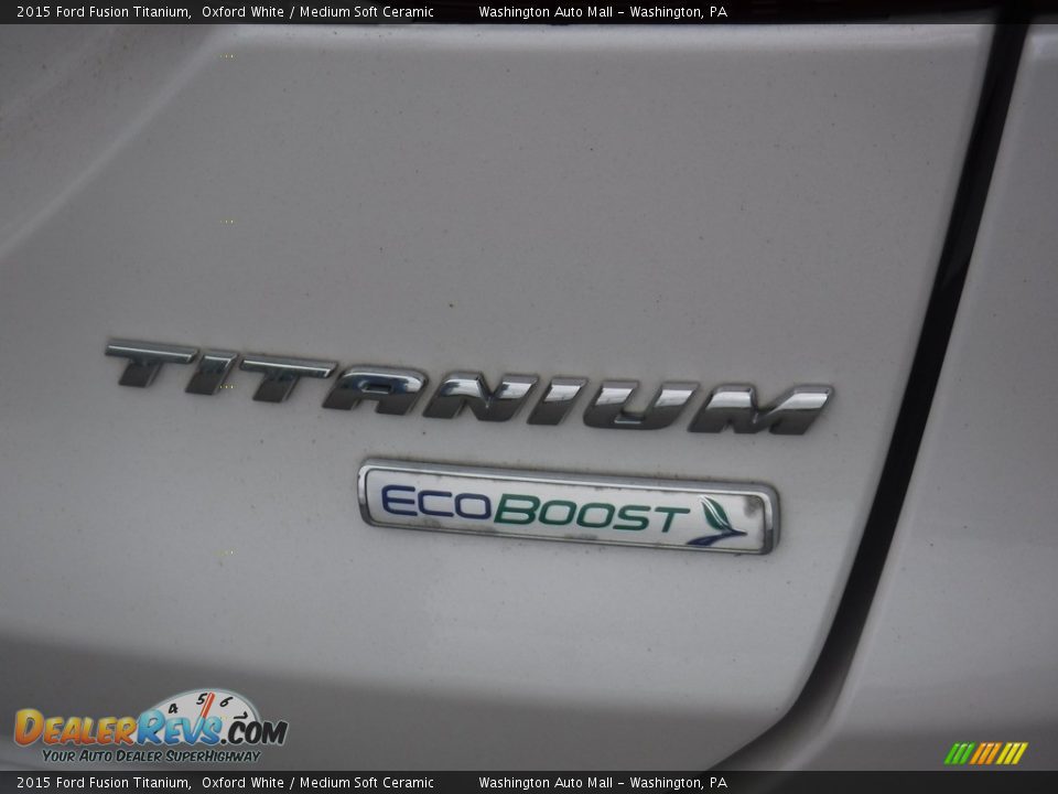 2015 Ford Fusion Titanium Oxford White / Medium Soft Ceramic Photo #10