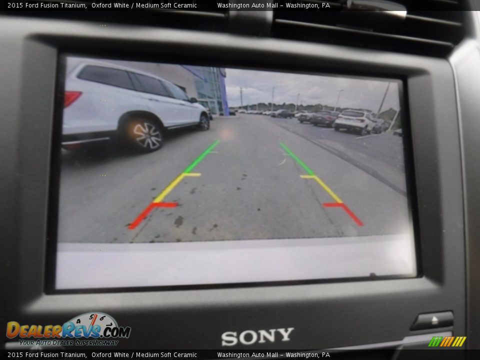 2015 Ford Fusion Titanium Oxford White / Medium Soft Ceramic Photo #19
