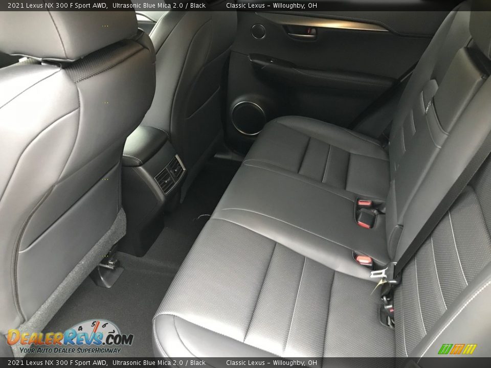 Rear Seat of 2021 Lexus NX 300 F Sport AWD Photo #3