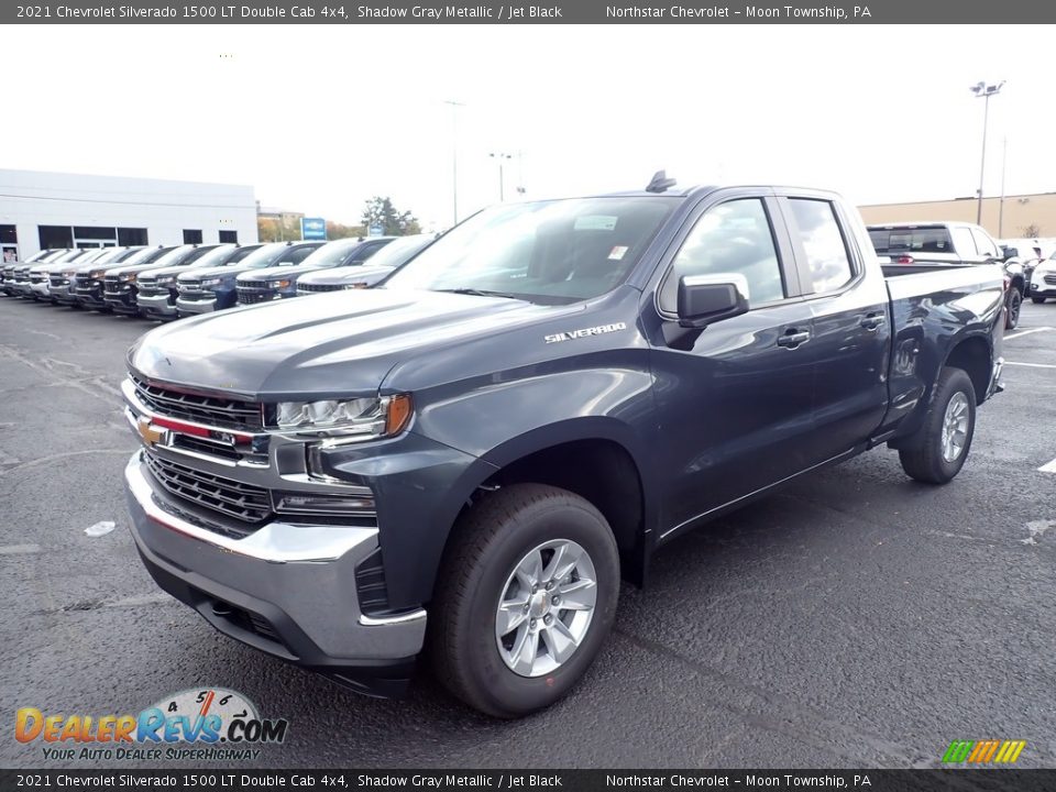 2021 Chevrolet Silverado 1500 LT Double Cab 4x4 Shadow Gray Metallic / Jet Black Photo #1