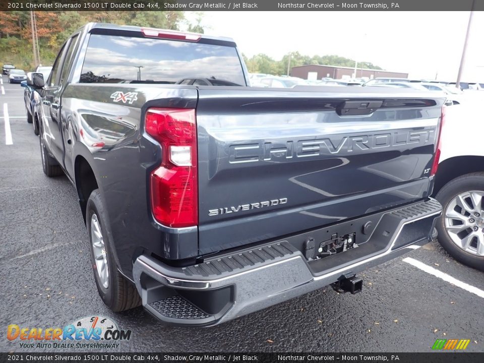 2021 Chevrolet Silverado 1500 LT Double Cab 4x4 Shadow Gray Metallic / Jet Black Photo #4