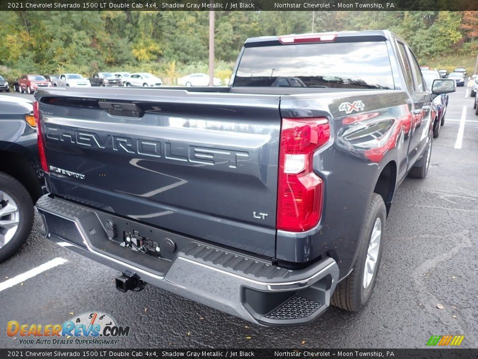 2021 Chevrolet Silverado 1500 LT Double Cab 4x4 Shadow Gray Metallic / Jet Black Photo #6