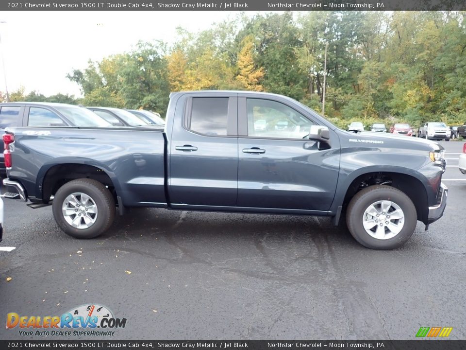 Shadow Gray Metallic 2021 Chevrolet Silverado 1500 LT Double Cab 4x4 Photo #7