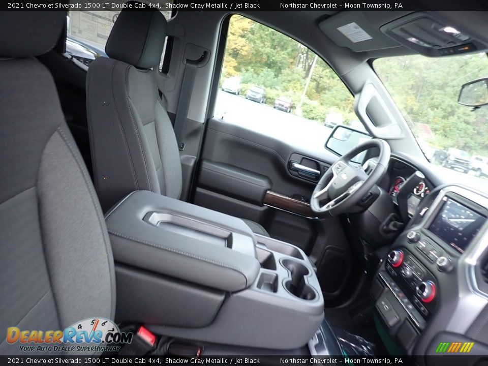 2021 Chevrolet Silverado 1500 LT Double Cab 4x4 Shadow Gray Metallic / Jet Black Photo #10