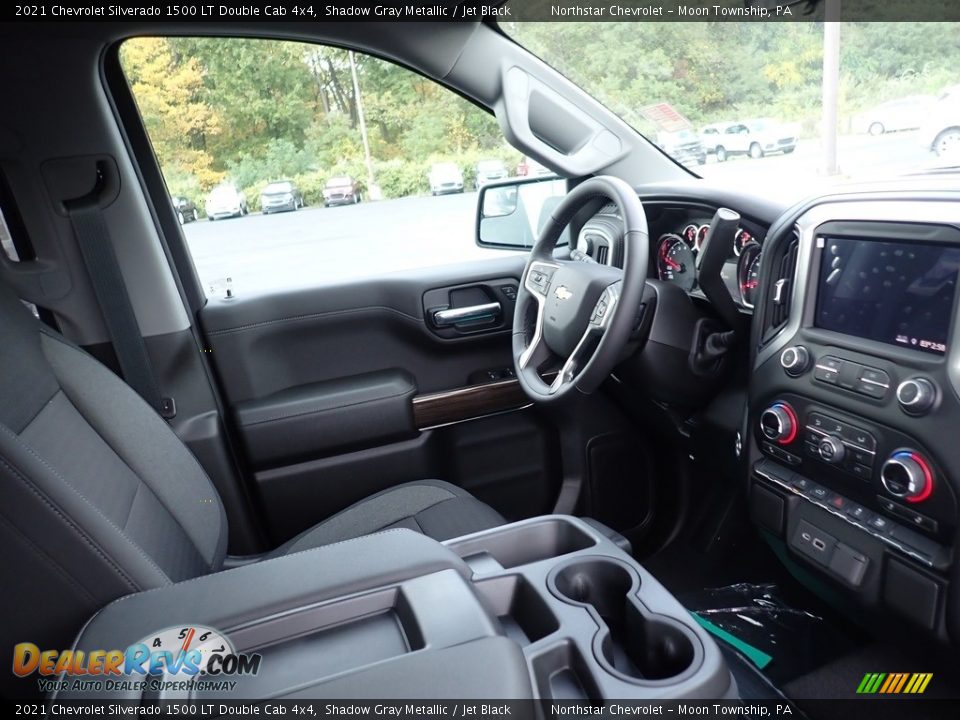 2021 Chevrolet Silverado 1500 LT Double Cab 4x4 Shadow Gray Metallic / Jet Black Photo #11