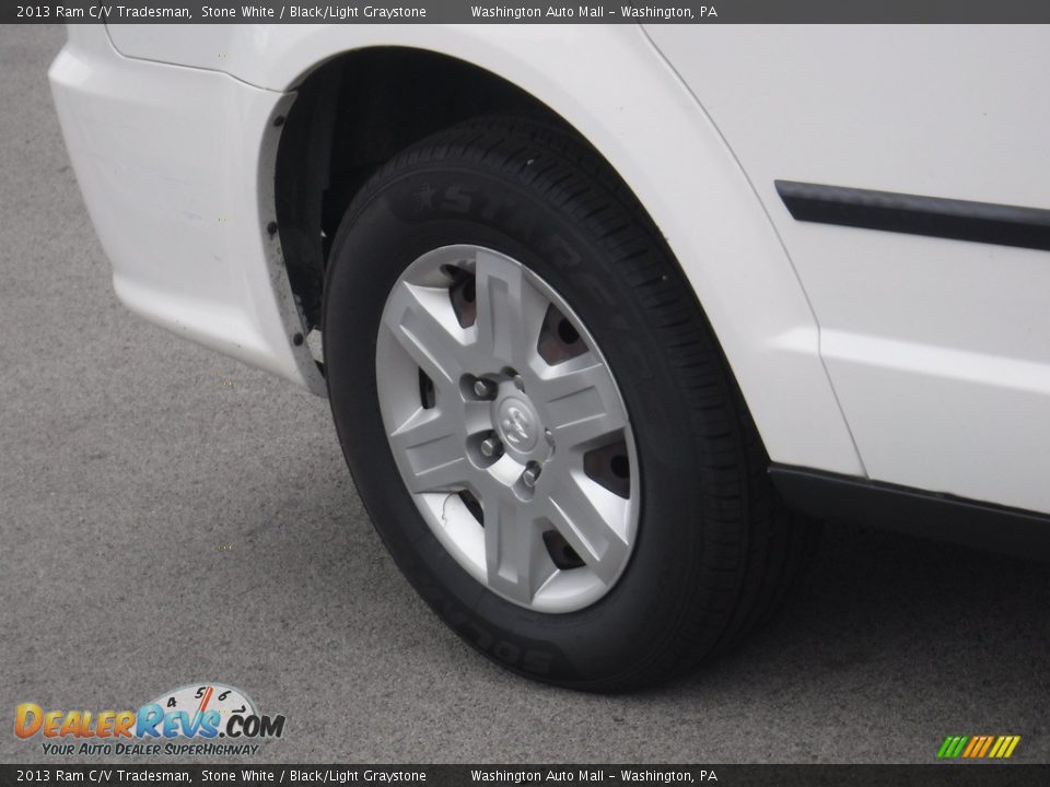 2013 Ram C/V Tradesman Stone White / Black/Light Graystone Photo #3