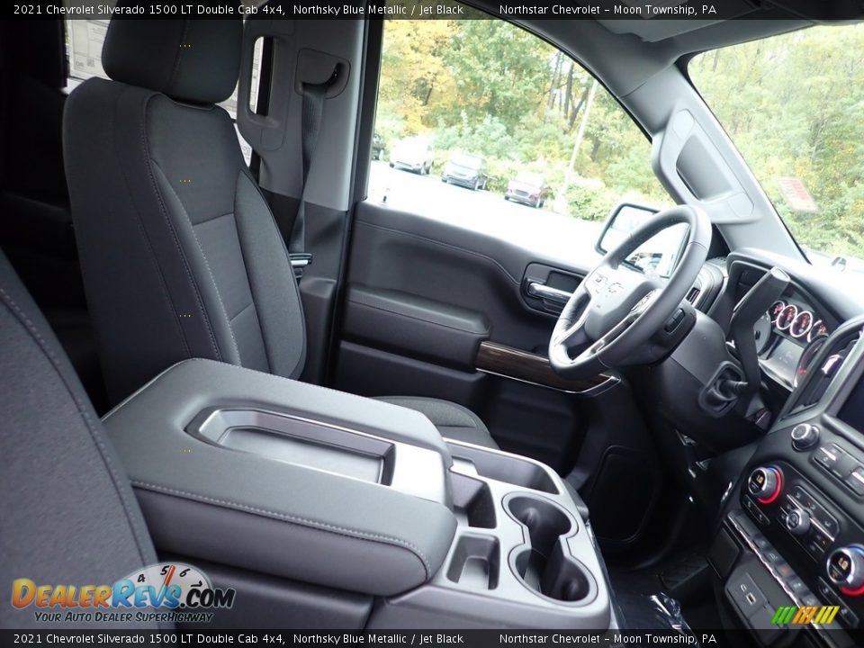 2021 Chevrolet Silverado 1500 LT Double Cab 4x4 Northsky Blue Metallic / Jet Black Photo #10