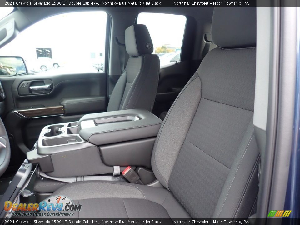 2021 Chevrolet Silverado 1500 LT Double Cab 4x4 Northsky Blue Metallic / Jet Black Photo #14