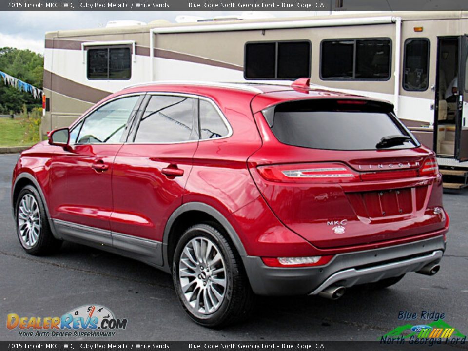 2015 Lincoln MKC FWD Ruby Red Metallic / White Sands Photo #3