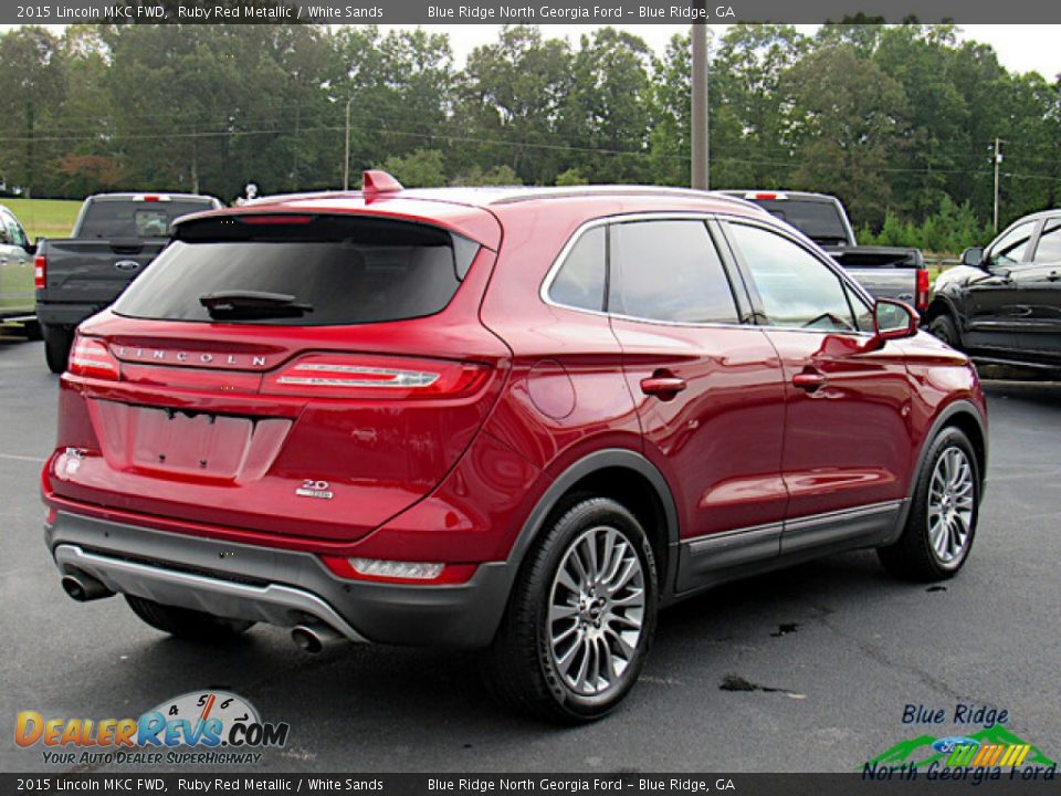 2015 Lincoln MKC FWD Ruby Red Metallic / White Sands Photo #5