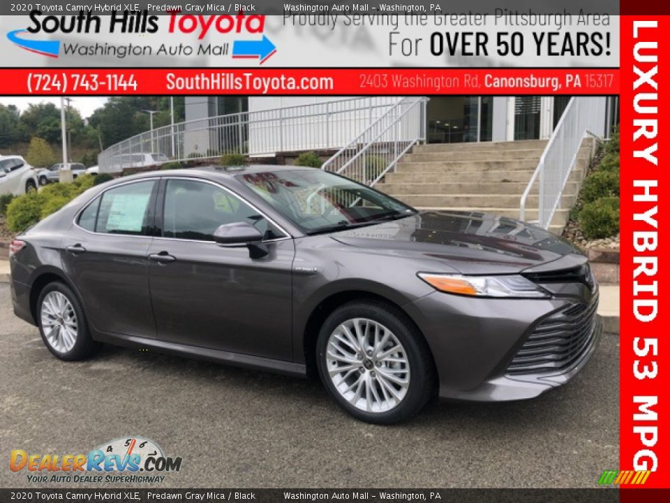 2020 Toyota Camry Hybrid XLE Predawn Gray Mica / Black Photo #1