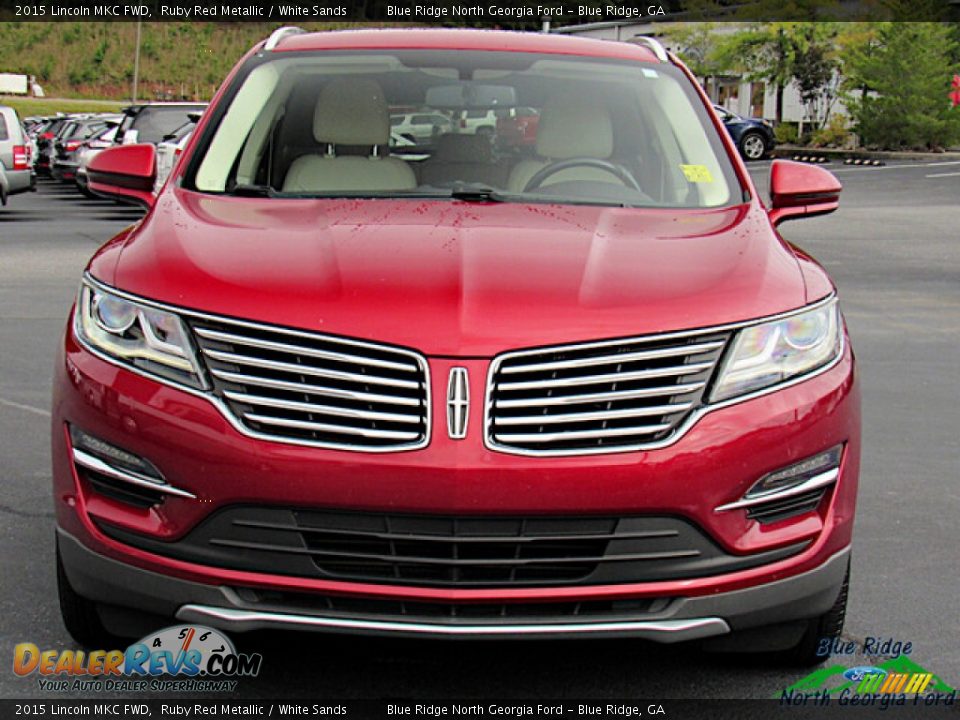 2015 Lincoln MKC FWD Ruby Red Metallic / White Sands Photo #8