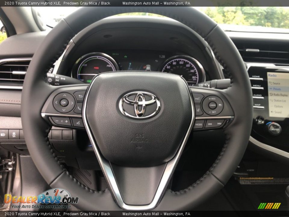 2020 Toyota Camry Hybrid XLE Predawn Gray Mica / Black Photo #16