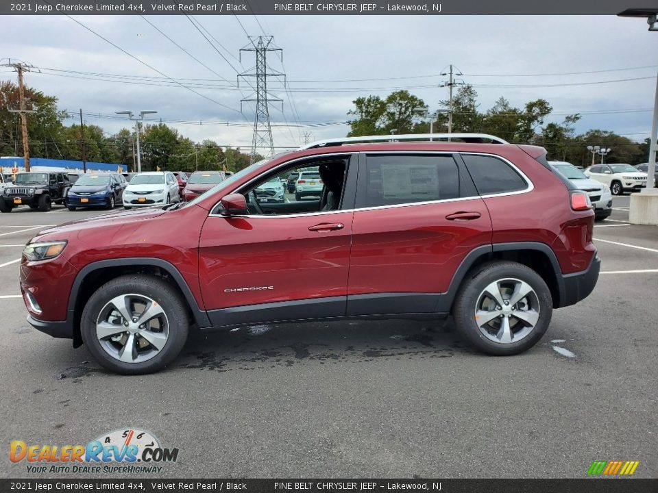 Velvet Red Pearl 2021 Jeep Cherokee Limited 4x4 Photo #4