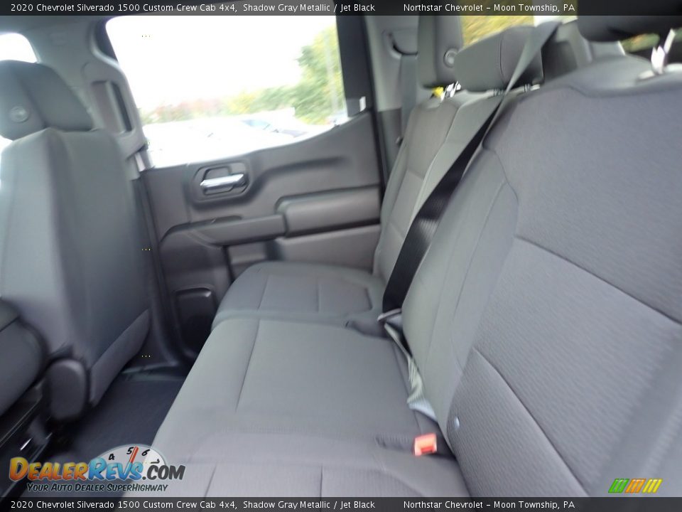 2020 Chevrolet Silverado 1500 Custom Crew Cab 4x4 Shadow Gray Metallic / Jet Black Photo #12
