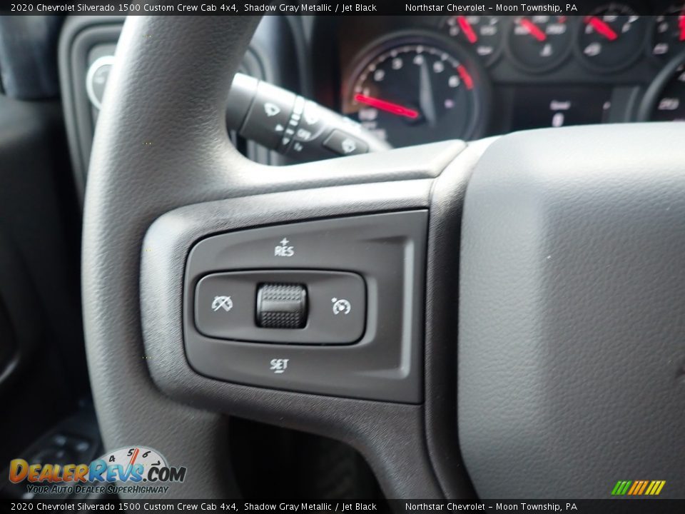 2020 Chevrolet Silverado 1500 Custom Crew Cab 4x4 Steering Wheel Photo #19