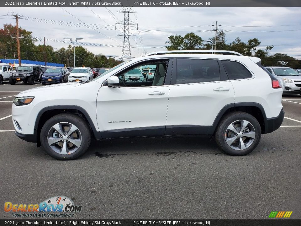 Bright White 2021 Jeep Cherokee Limited 4x4 Photo #4