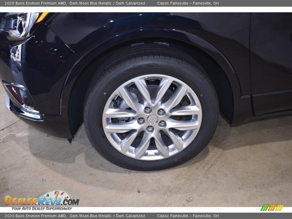 2020 Buick Envision Premium AWD Dark Moon Blue Metallic / Dark Galvanized Photo #5