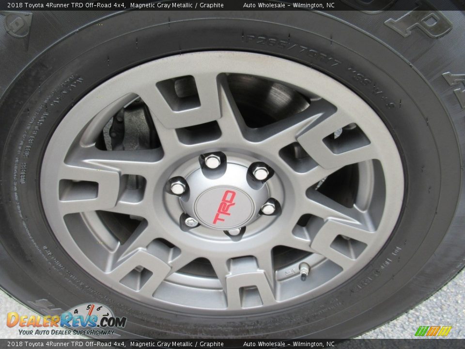 2018 Toyota 4Runner TRD Off-Road 4x4 Magnetic Gray Metallic / Graphite Photo #7