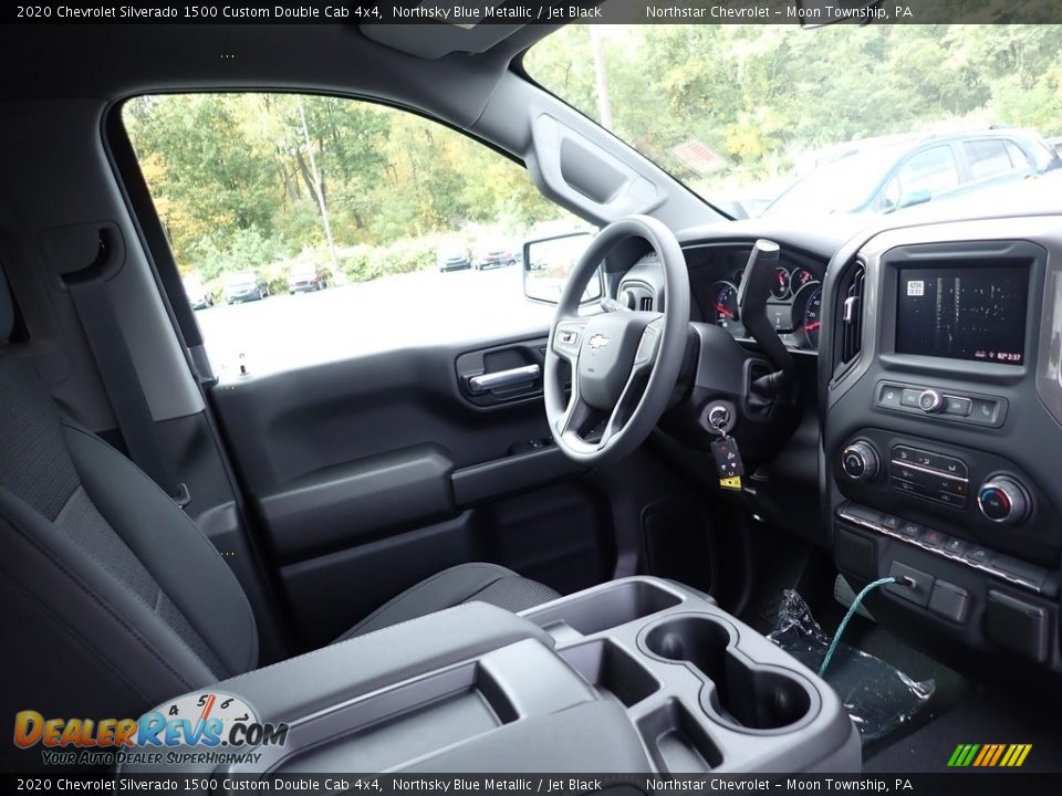 2020 Chevrolet Silverado 1500 Custom Double Cab 4x4 Northsky Blue Metallic / Jet Black Photo #11