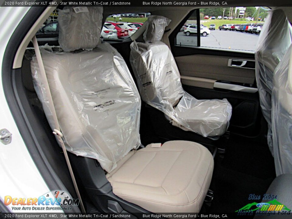 2020 Ford Explorer XLT 4WD Star White Metallic Tri-Coat / Sandstone Photo #13