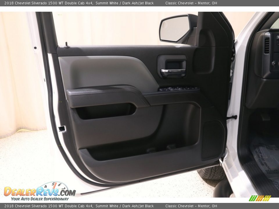 2018 Chevrolet Silverado 1500 WT Double Cab 4x4 Summit White / Dark Ash/Jet Black Photo #4