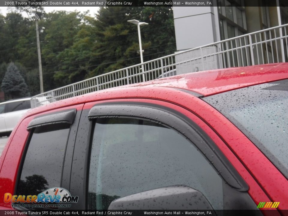 2008 Toyota Tundra SR5 Double Cab 4x4 Radiant Red / Graphite Gray Photo #10