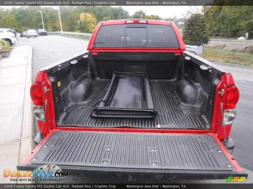 2008 Toyota Tundra SR5 Double Cab 4x4 Radiant Red / Graphite Gray Photo #16