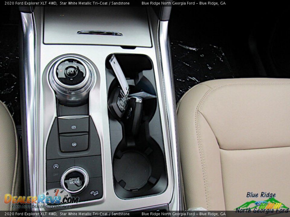 2020 Ford Explorer XLT 4WD Star White Metallic Tri-Coat / Sandstone Photo #26