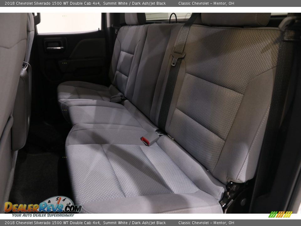 2018 Chevrolet Silverado 1500 WT Double Cab 4x4 Summit White / Dark Ash/Jet Black Photo #17