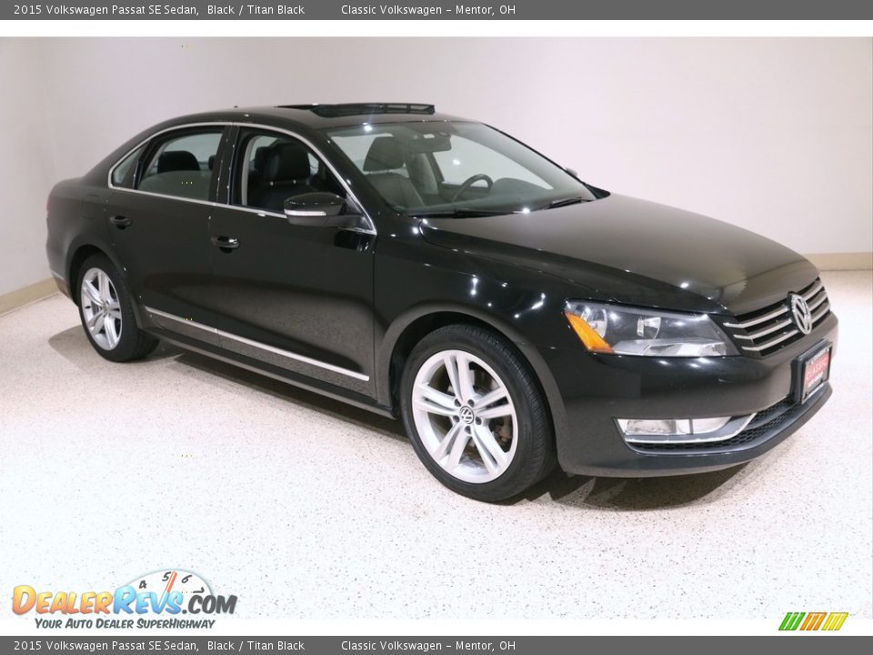 Black 2015 Volkswagen Passat SE Sedan Photo #1