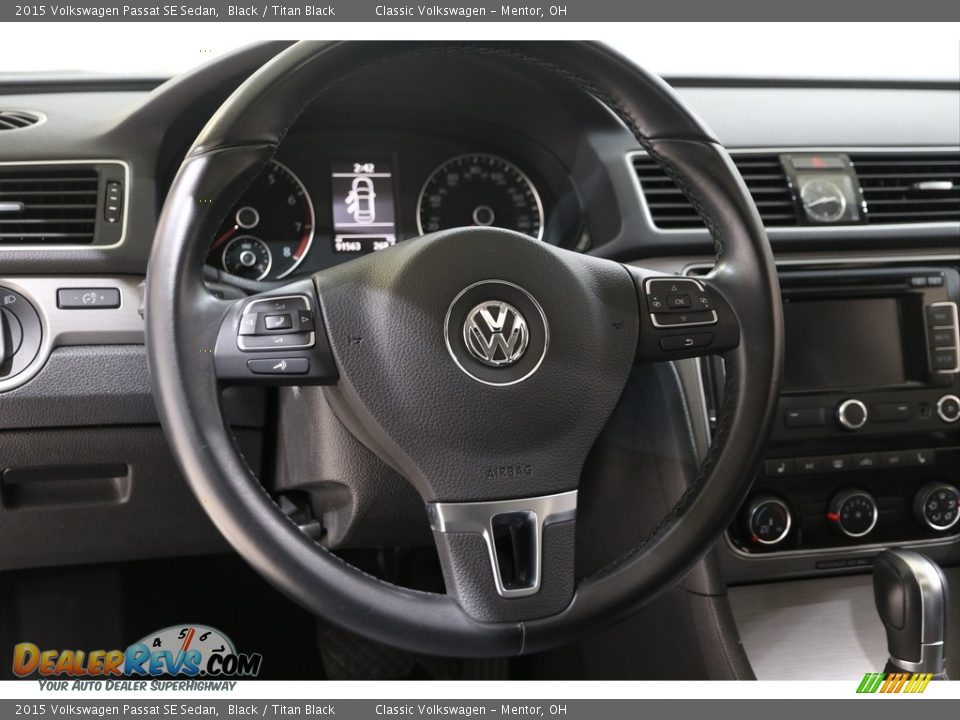 2015 Volkswagen Passat SE Sedan Steering Wheel Photo #6