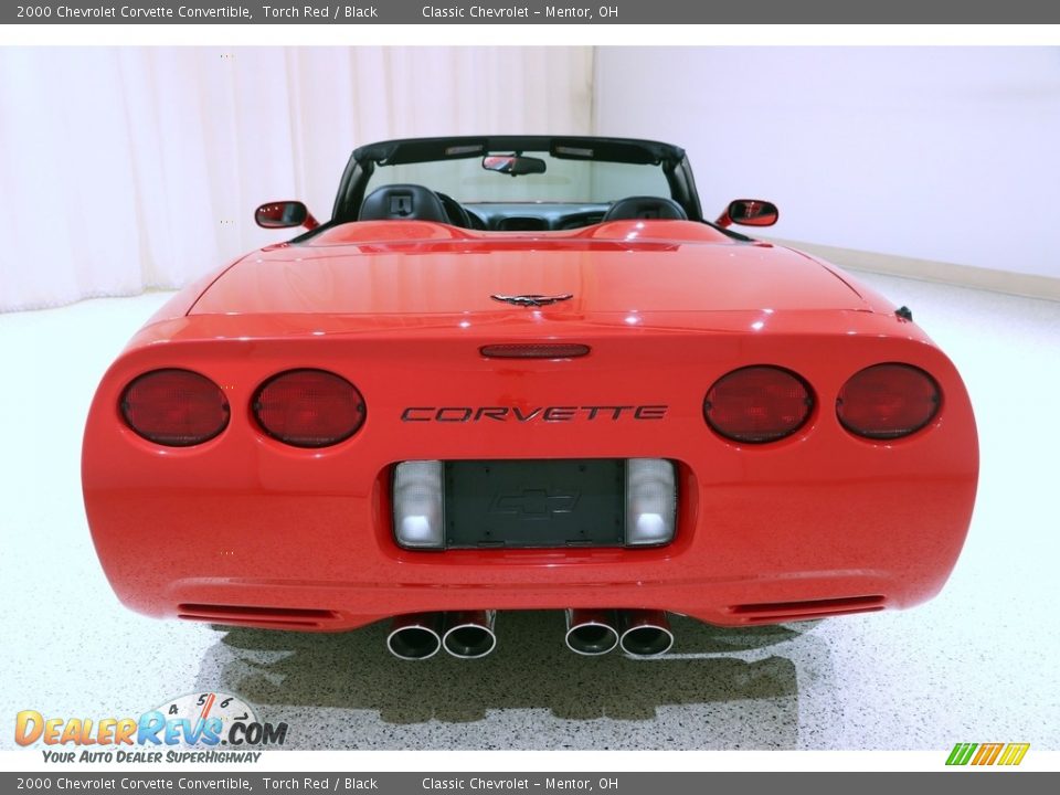 2000 Chevrolet Corvette Convertible Torch Red / Black Photo #18