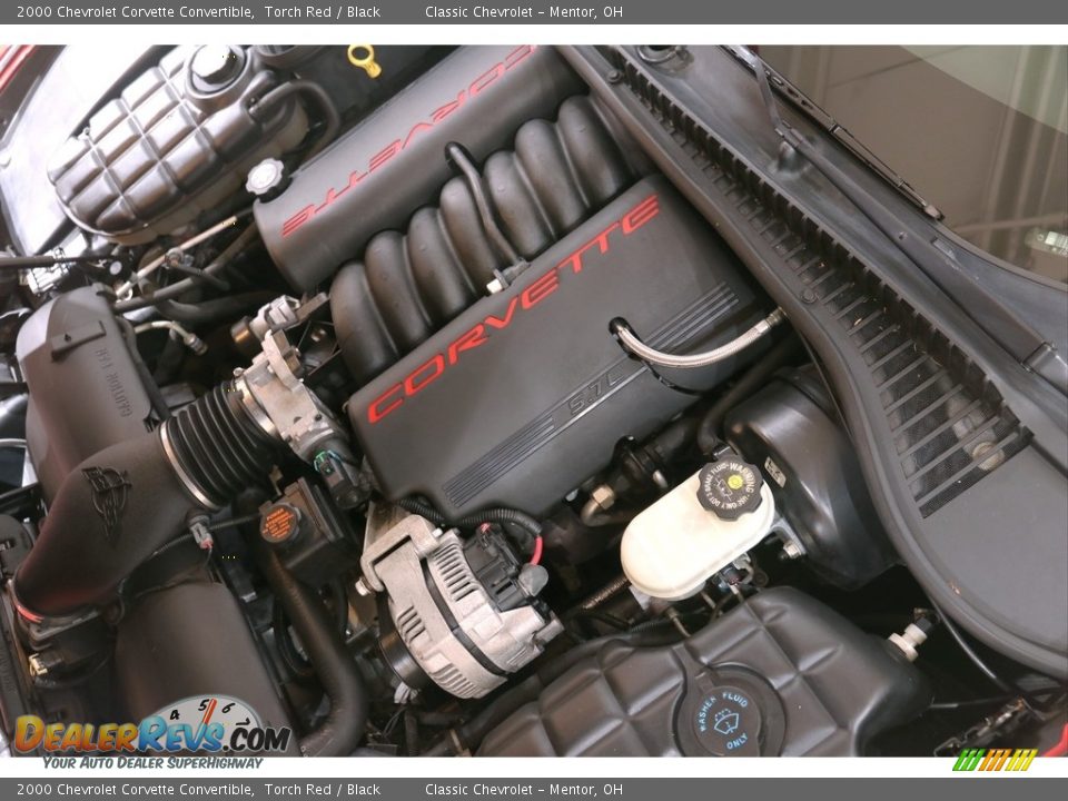 2000 Chevrolet Corvette Convertible Torch Red / Black Photo #21