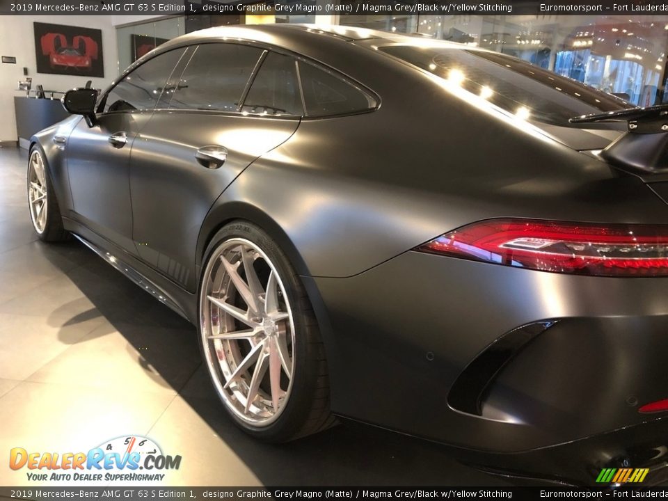 2019 Mercedes-Benz AMG GT 63 S Edition 1 designo Graphite Grey Magno (Matte) / Magma Grey/Black w/Yellow Stitching Photo #6