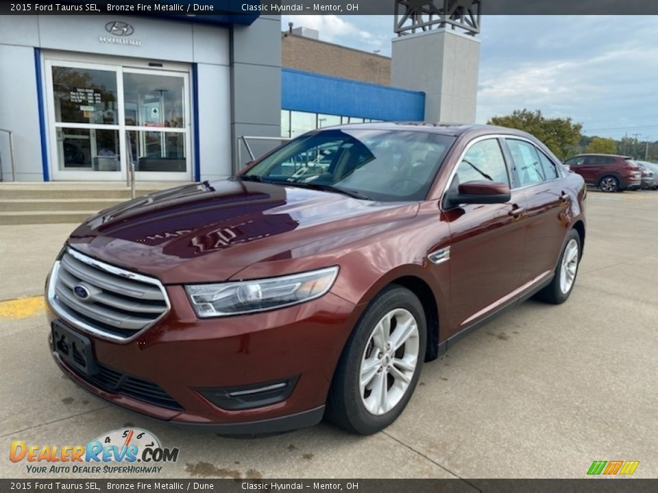 2015 Ford Taurus SEL Bronze Fire Metallic / Dune Photo #1