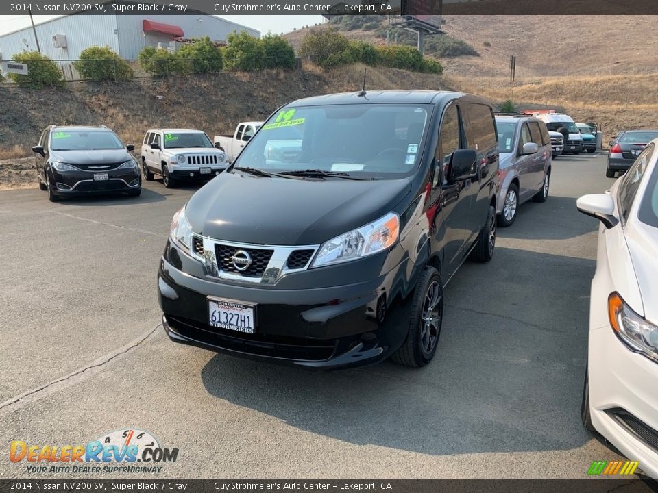 2014 Nissan NV200 SV Super Black / Gray Photo #1