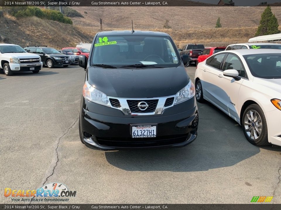 2014 Nissan NV200 SV Super Black / Gray Photo #3