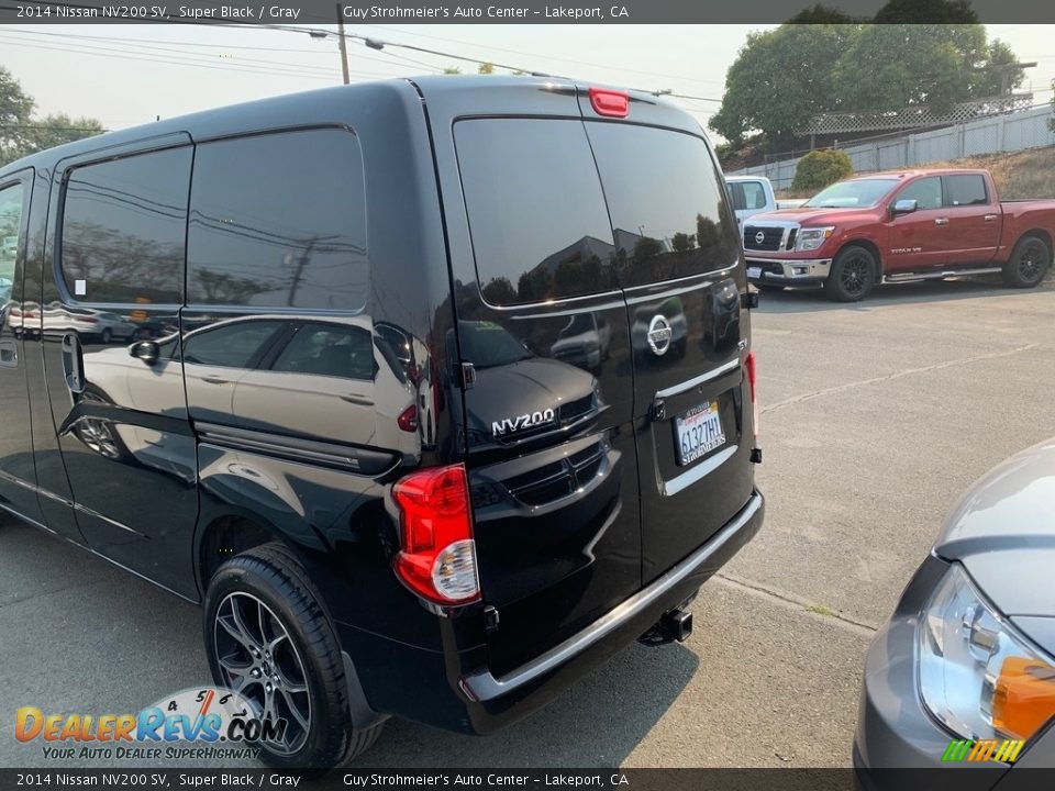 2014 Nissan NV200 SV Super Black / Gray Photo #4