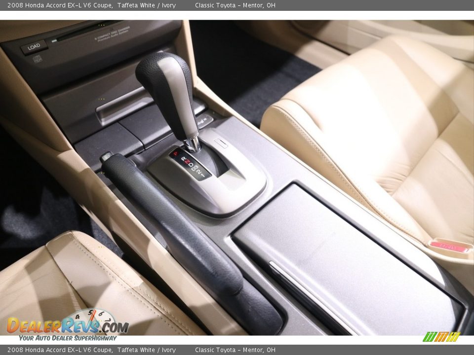 2008 Honda Accord EX-L V6 Coupe Taffeta White / Ivory Photo #14