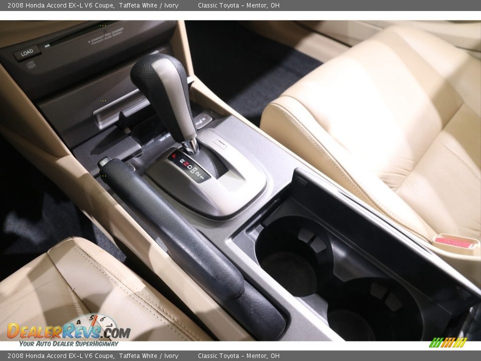 2008 Honda Accord EX-L V6 Coupe Taffeta White / Ivory Photo #15