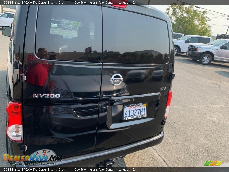 2014 Nissan NV200 SV Super Black / Gray Photo #5