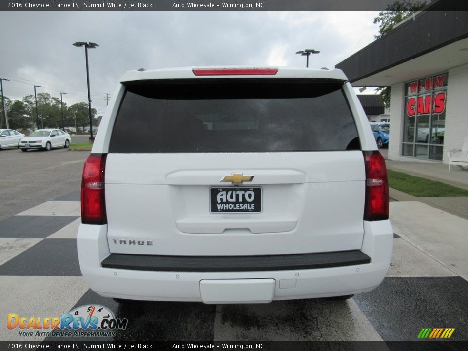 2016 Chevrolet Tahoe LS Summit White / Jet Black Photo #4