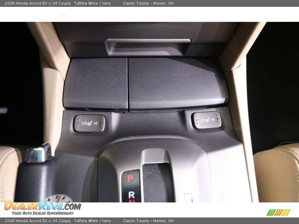 2008 Honda Accord EX-L V6 Coupe Taffeta White / Ivory Photo #16