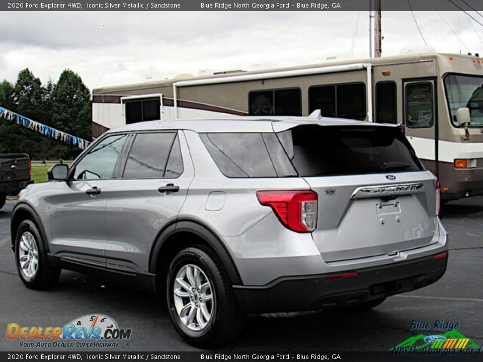 2020 Ford Explorer 4WD Iconic Silver Metallic / Sandstone Photo #3