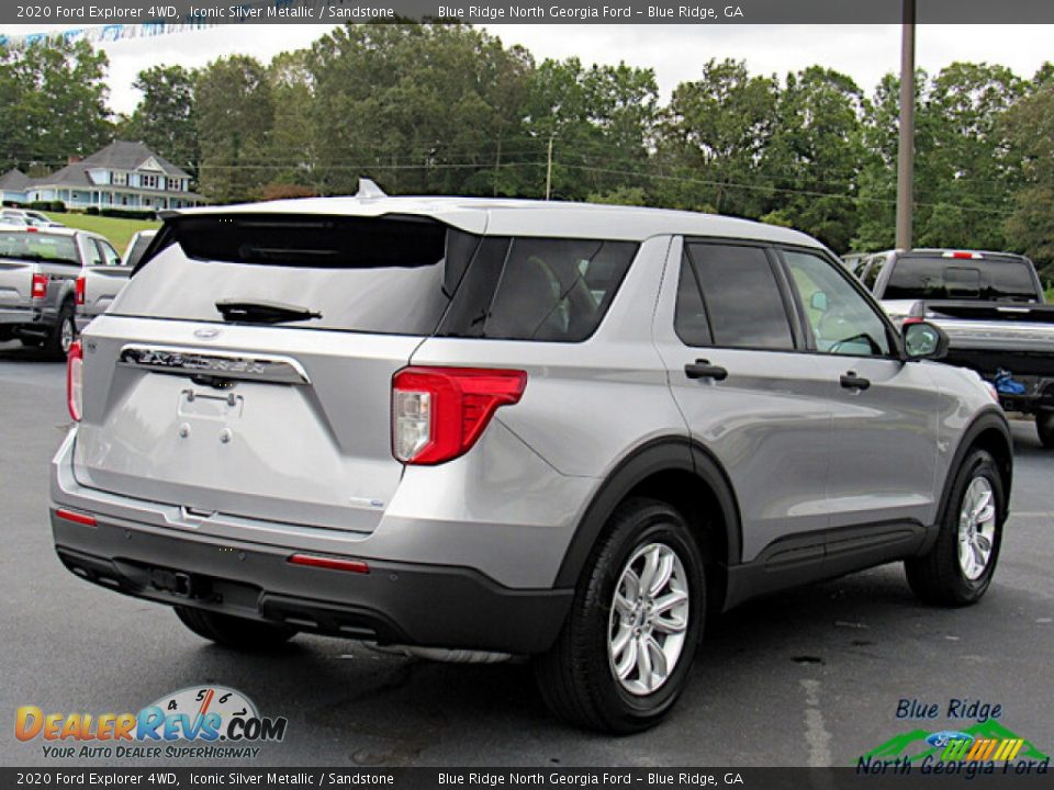 2020 Ford Explorer 4WD Iconic Silver Metallic / Sandstone Photo #5